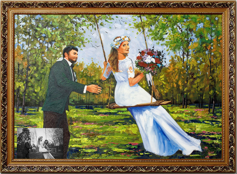 Wedding Portrait - Moments In Paint