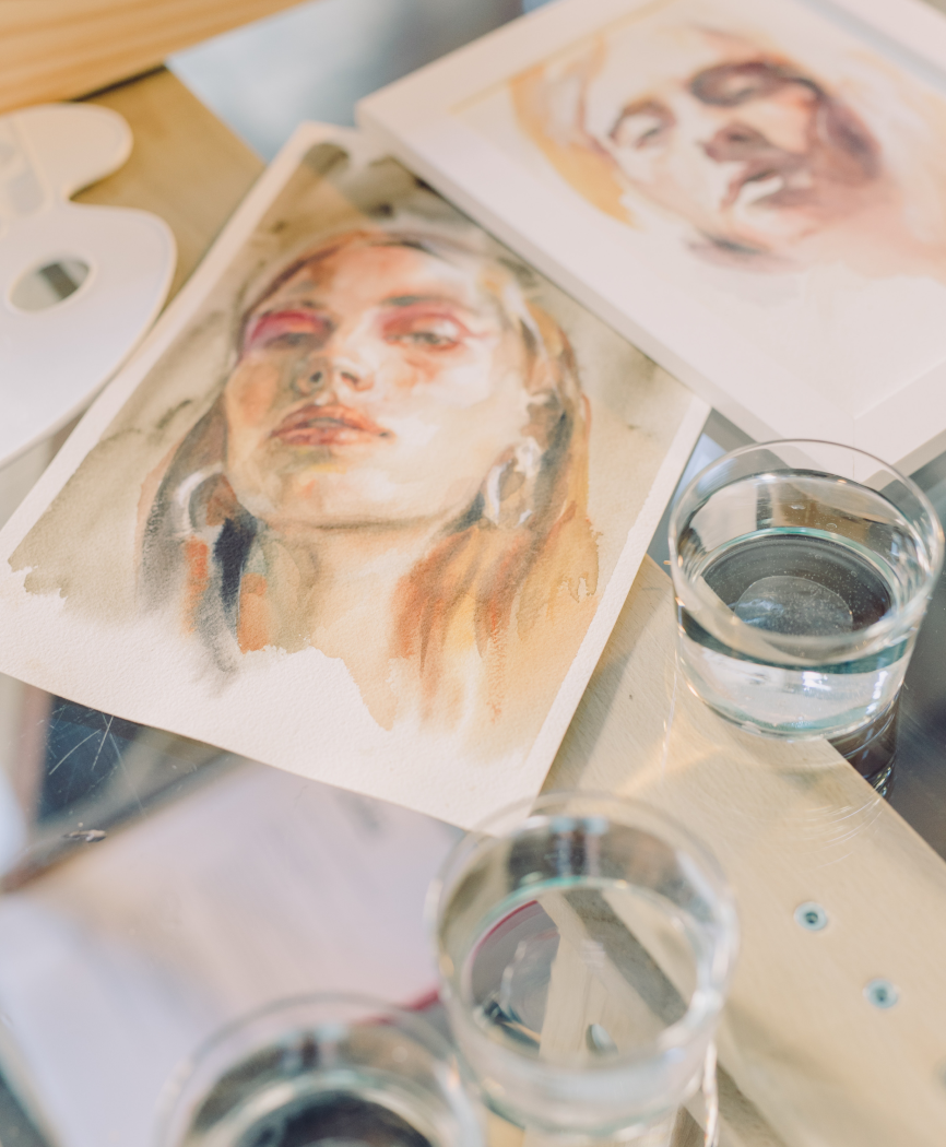 How to Turn Multiple Family Photographs Into a Stunning Oil Portrait