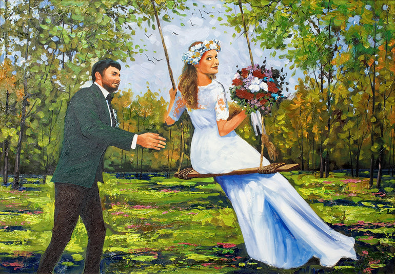 Wedding Portrait - Moments In Paint
