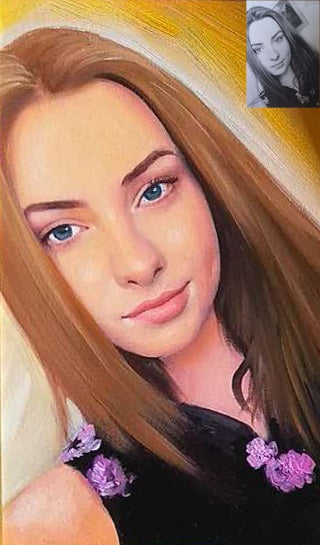 Portrait Painting - Moments In Paint