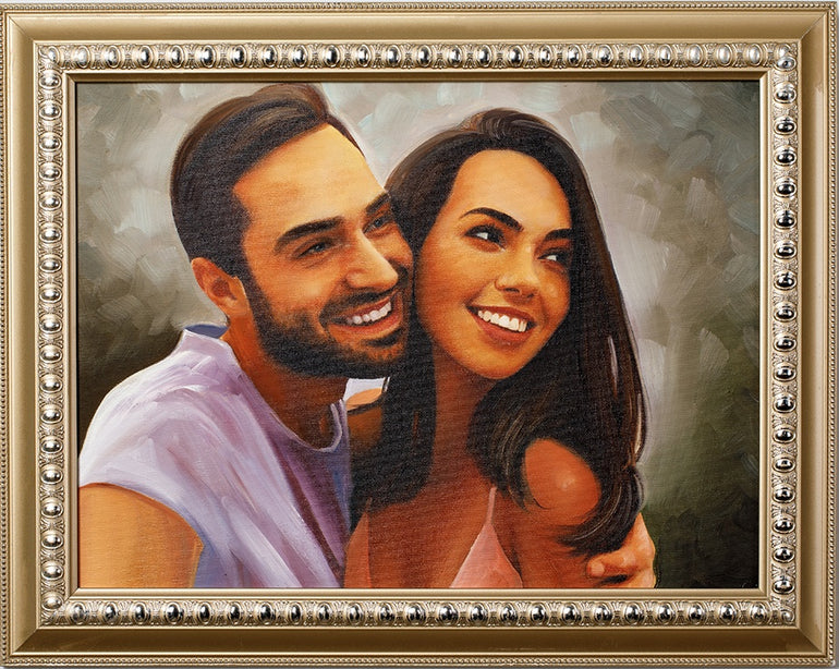 Couple Portrait - Moments in Paint